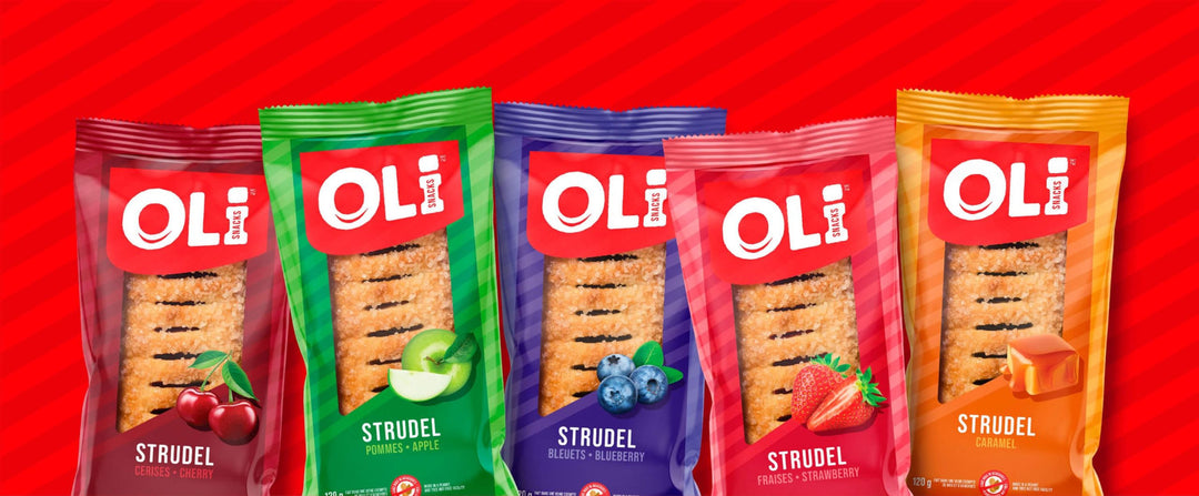 OLI Snacks Caramel Strudel (6 x 120g) - Quecan