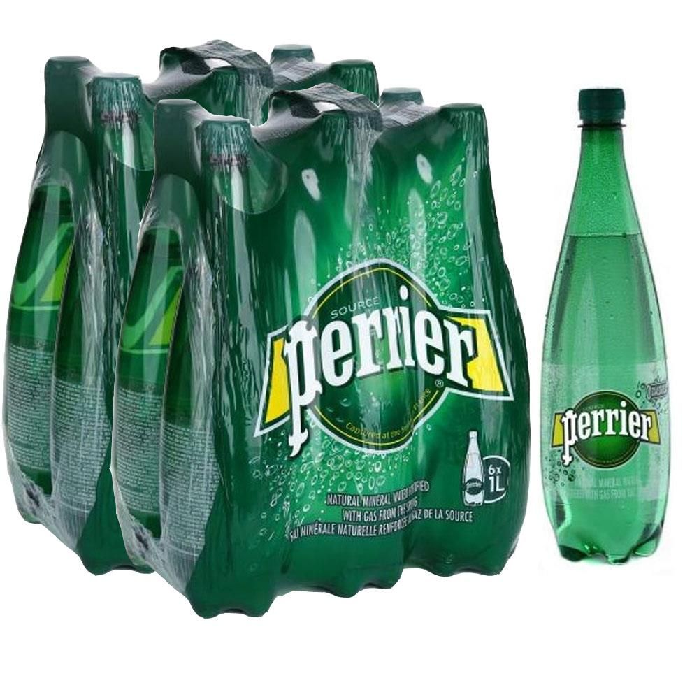 Maison Perrier Nature Sparkling Mineral Water (12 x 1L) (Eco Fee) - Quecan