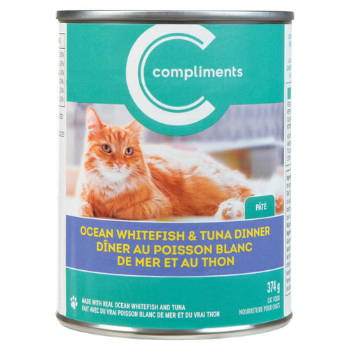 Compliments Canned Wet Paté Cat Food (374g) - Quecan