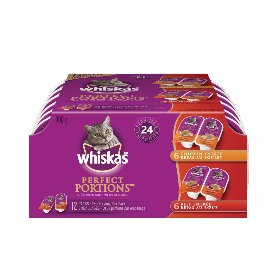 Whiskas - Perfect Portions Cat Food (12X900G) - Quecan