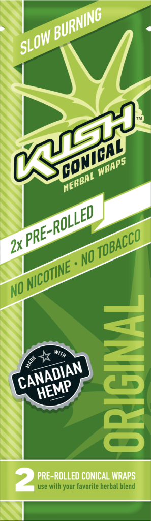 Kush - Conical Original Herbal Wraps (Box of 15) - Quecan