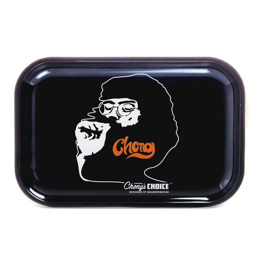 Tommy Chong Medium Metal Rolling Tray - Smoking Chong - Quecan