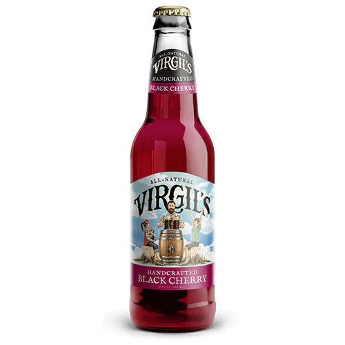 Virgils Soda - Black Cherry (24x355ML) (Can Dep) - Quecan