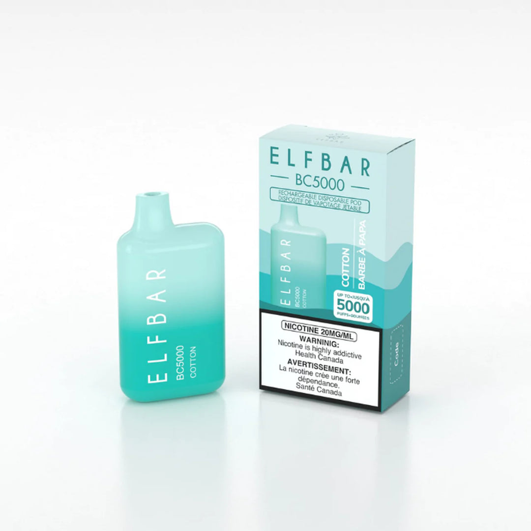 ELF BAR 5000 Puffs Disposable Device - (20mg/ml) (STAMPED) - Quecan
