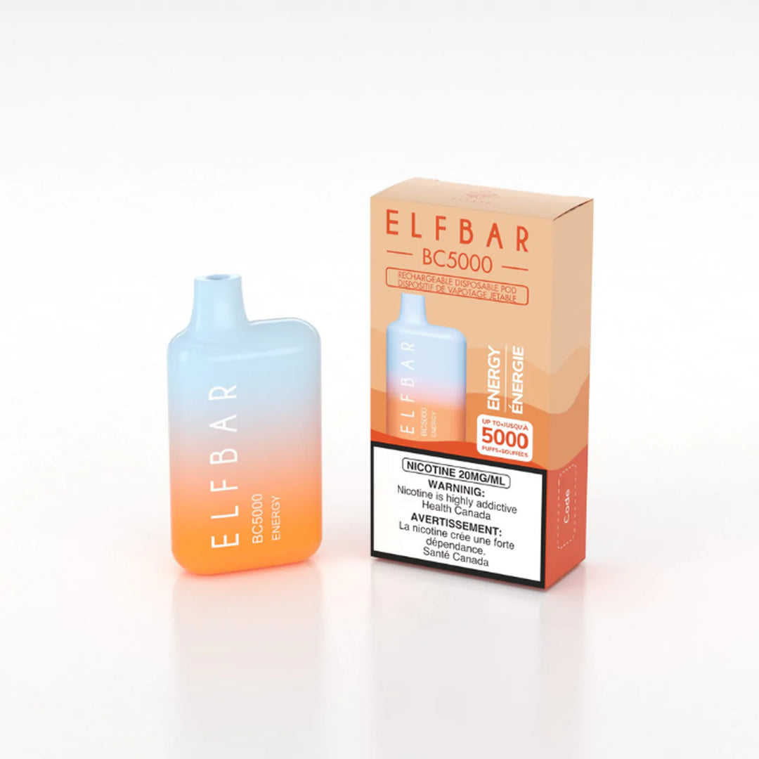 ELF BAR 5000 Puffs Disposable Device - (20mg/ml) (STAMPED) - Quecan
