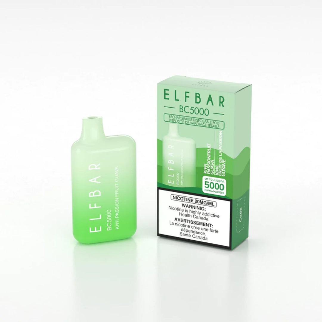 ELF BAR 5000 Puffs Disposable Device - (20mg/ml) (STAMPED) - Quecan