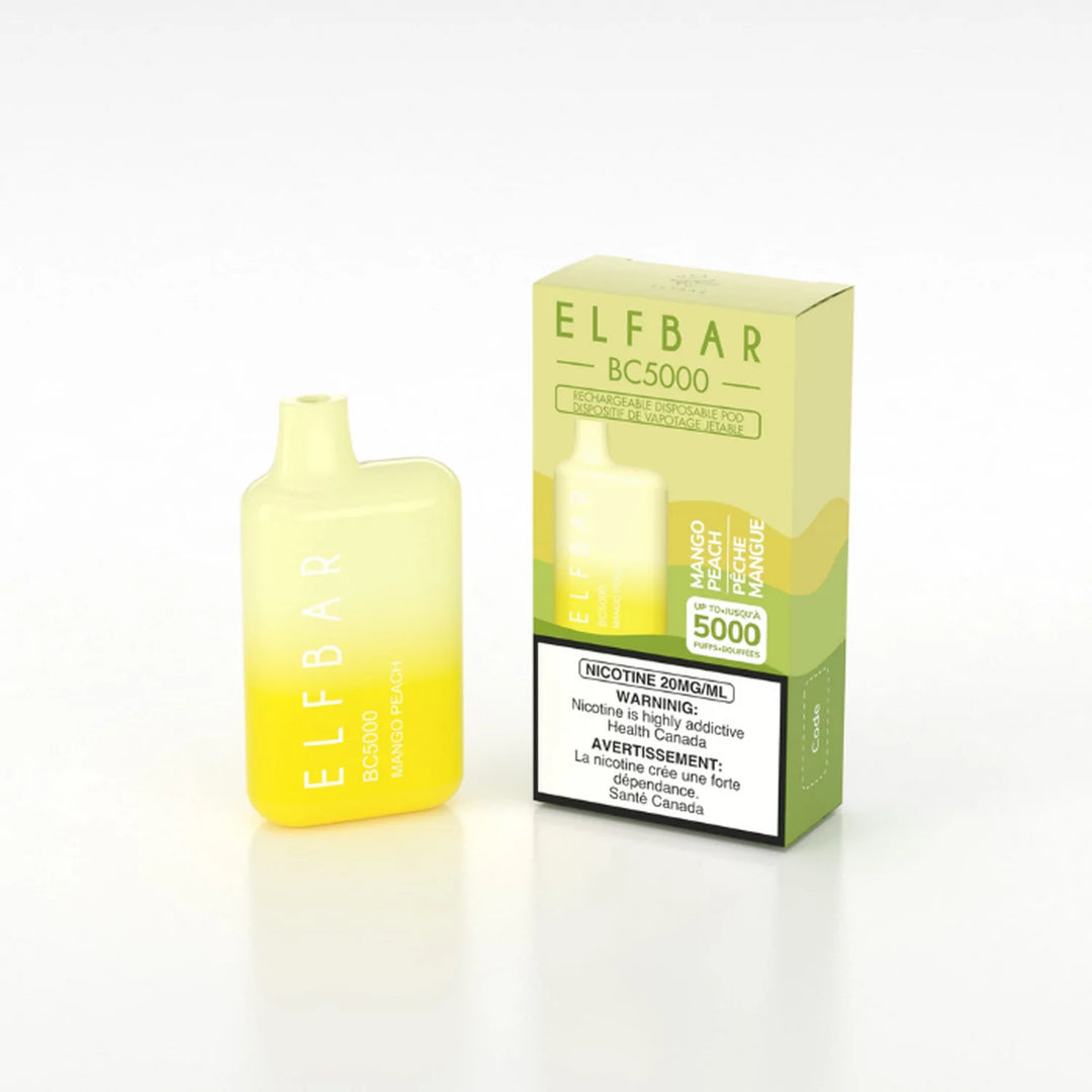 ELF BAR 5000 Puffs Disposable Device - (20mg/ml) (STAMPED) - Quecan