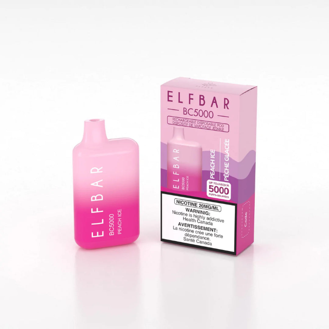 ELF BAR 5000 Puffs Disposable Device - (20mg/ml) (STAMPED) - Quecan