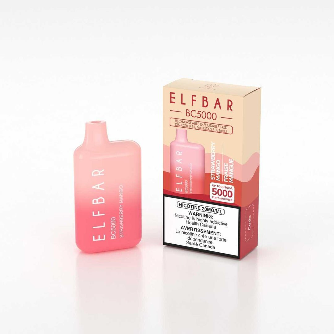ELF BAR 5000 Puffs Disposable Device - (20mg/ml) (STAMPED) - Quecan