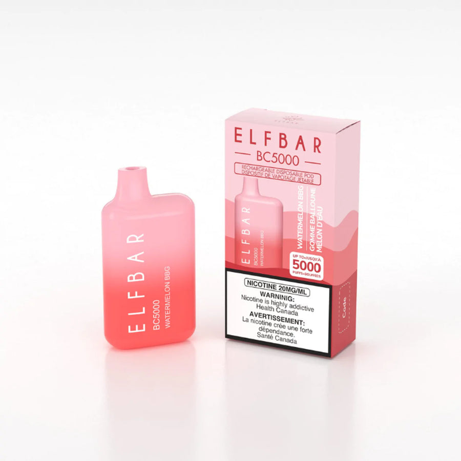 ELF BAR 5000 Puffs Disposable Device - (20mg/ml) (STAMPED) - Quecan