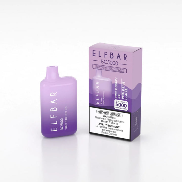 ELF BAR 5000 Puffs Disposable Device - (20mg/ml) (STAMPED) - Quecan
