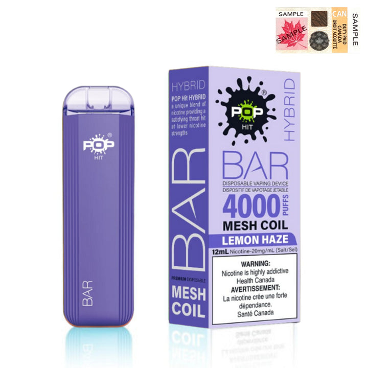 Pop Hit - Bar Hybrid Mesh Coil 4000 Puffs (20mg/ml) (STAMPED) - Quecan