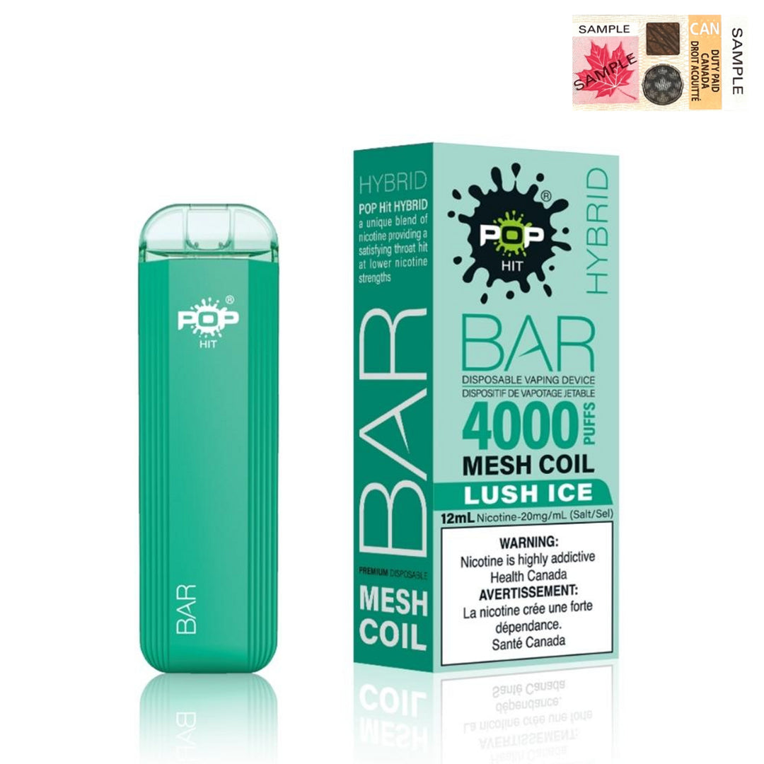 Pop Hit - Bar Hybrid Mesh Coil 4000 Puffs (20mg/ml) (STAMPED) - Quecan