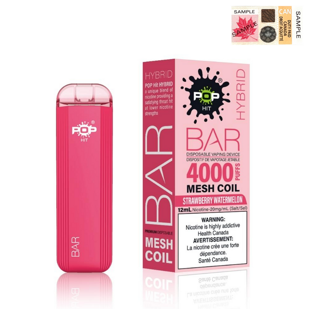 Pop Hit - Bar Hybrid Mesh Coil 4000 Puffs (20mg/ml) (STAMPED) - Quecan