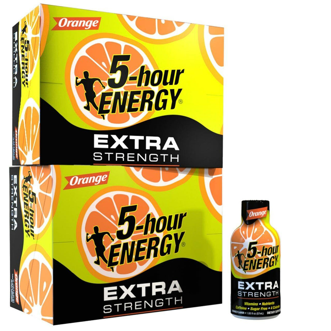 5-Hour Extra Strength Energy Drink - Orange Extra (12 x 57ml) - Quecan