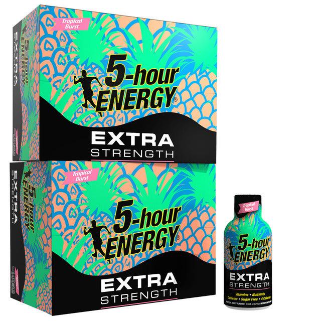 5-Hour Extra Strength Energy Drink - Tropical Burst (12 x 57ml) - Quecan