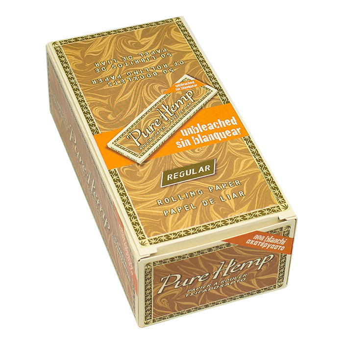 Pure Hemp Single Wide Unbleached (Pack of 50) - Quecan