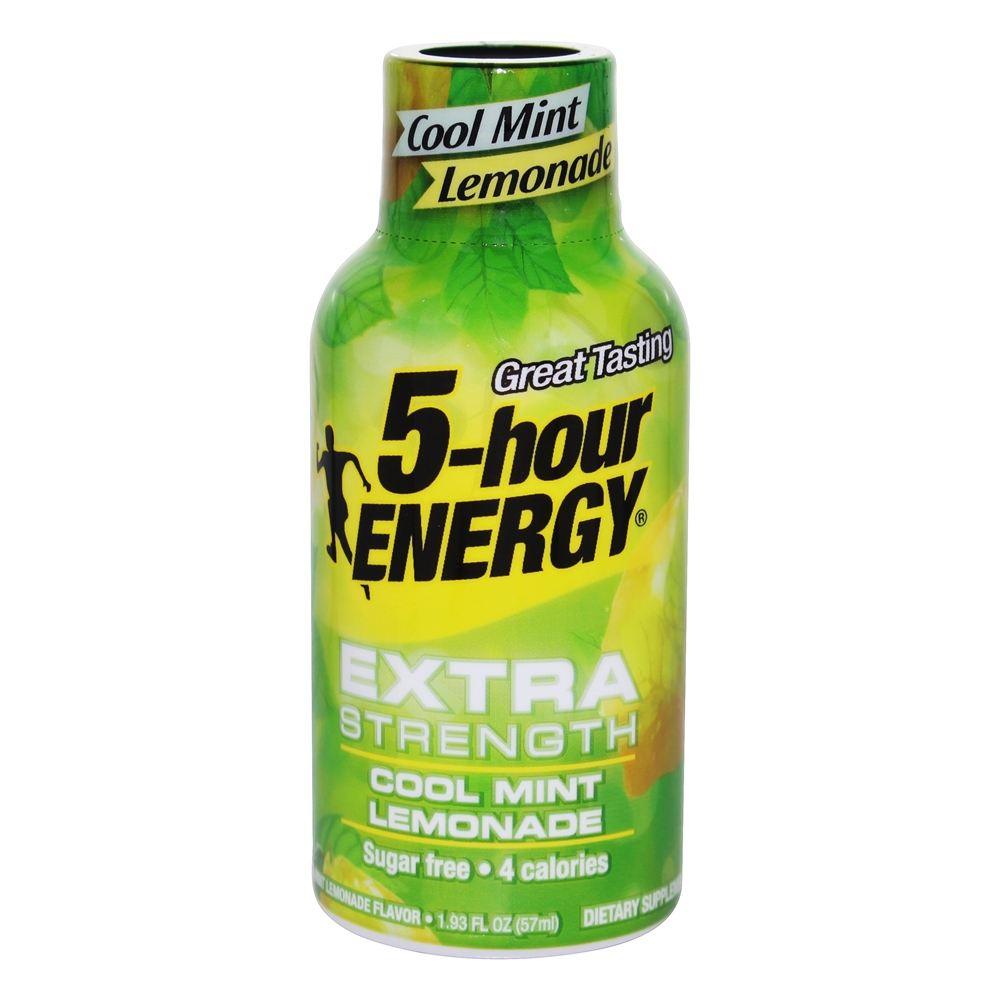5-Hour Extra Strength Energy Drink - Cool Mint (12 x 57ml) - Quecan
