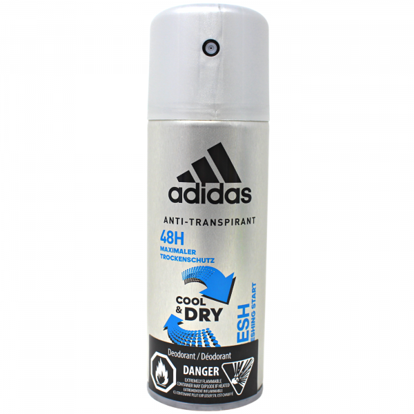 Adidas Body Spray Men Cool Dry Fresh Anti Transpirant 150ml