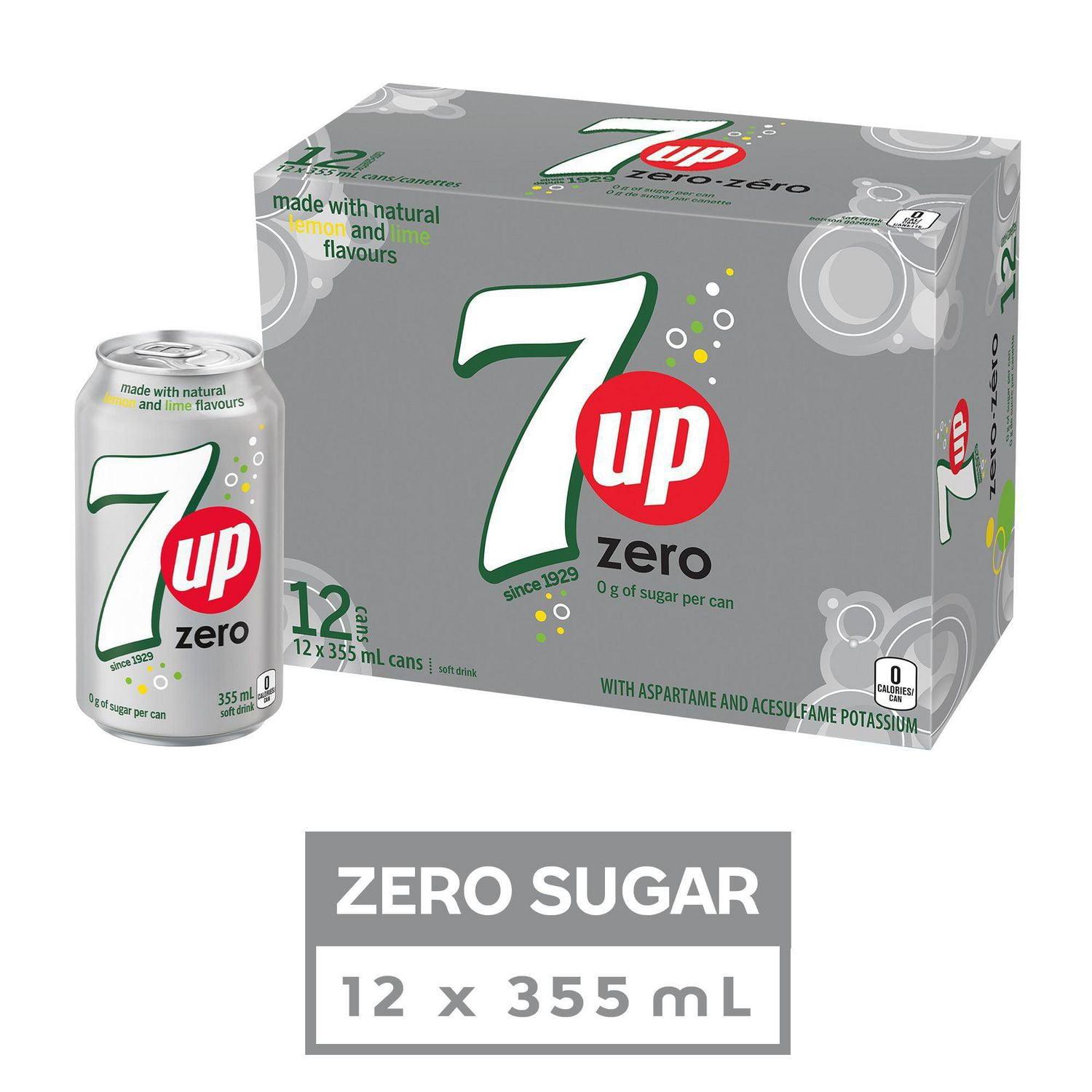 7UP Diet - Soft Drink - Original (12 x 355ml) (Can Dep)