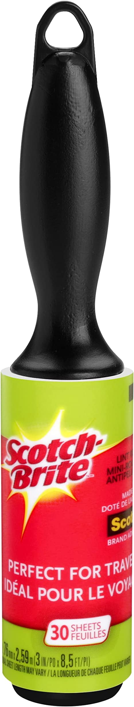 Scotch Brite Mini Lint Roller Travel Size (30 Sheets) - Quecan