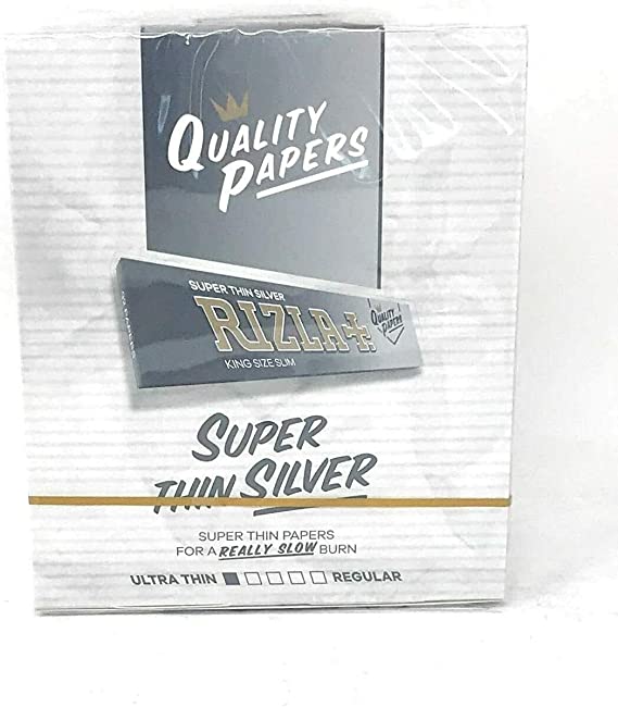 Rizla - Silver Super Thin King Size + Filter (Box of 24)
