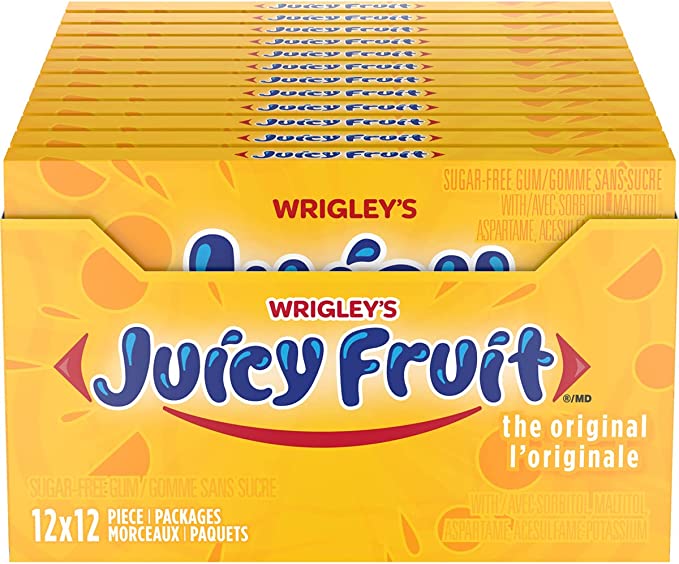 Juicy Fruit Yellow (12 X 12pc) - Quecan
