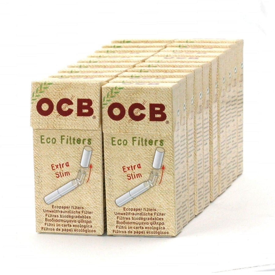OCB Eco Extra Slim Filters (Box of 20 Packs) - Quecan