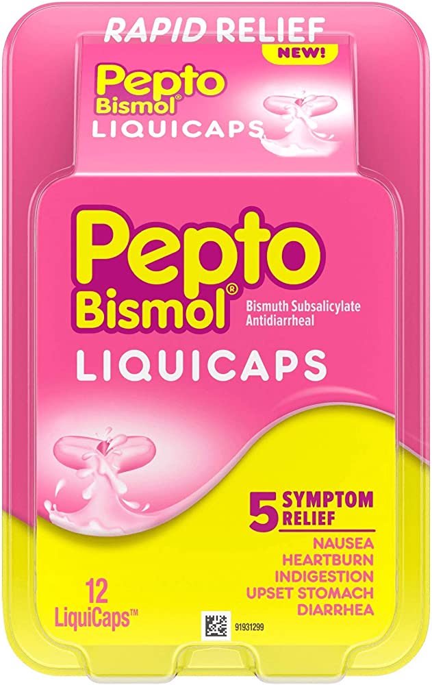 Pepto Bismol Liquicaps 12ct. - Quecan