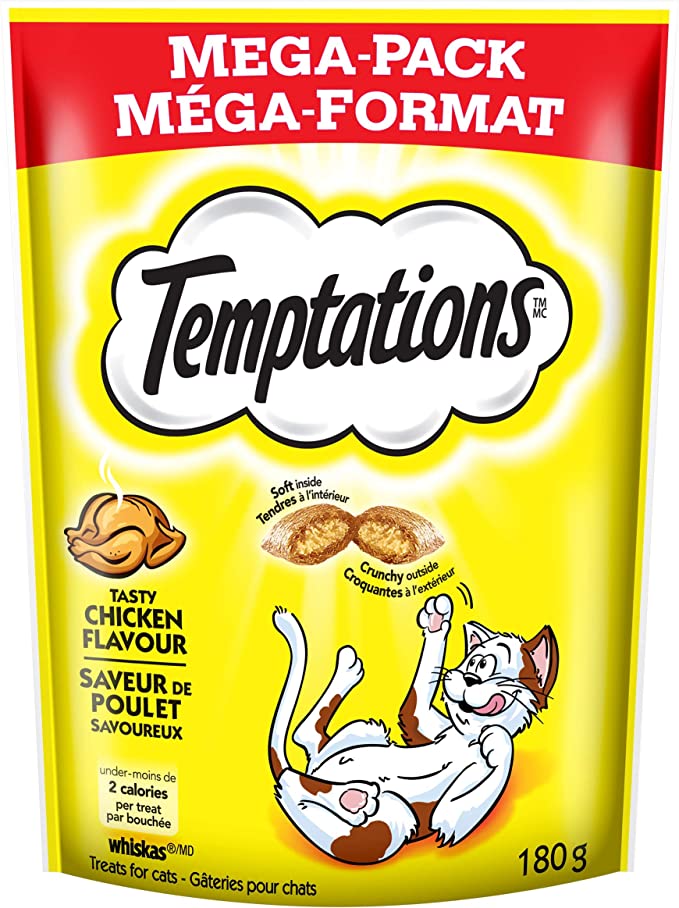 Temptations Treats for Cats -  Tasty Chicken (180g) - Quecan