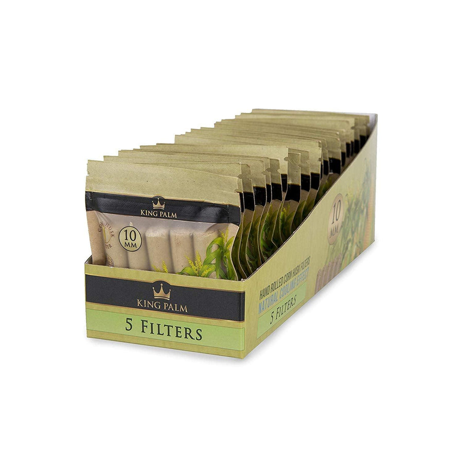 King Palm 5 Filters 9MM (Box of 24) - Quecan