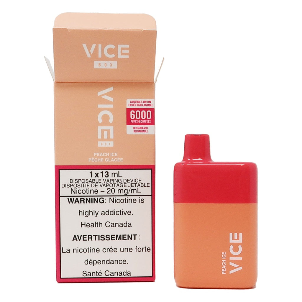 VICE BOX 6000 Puffs Disposable Device - (20mg/ml) (STAMPED) - Quecan