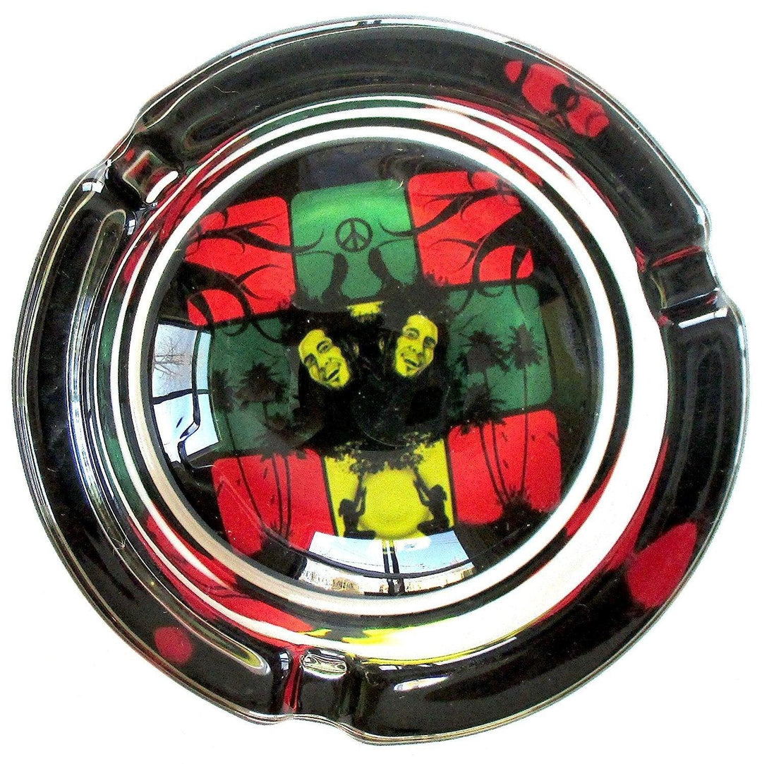 Bob Marley Glass - Glass Ashtray (Box of 6) - Quecan