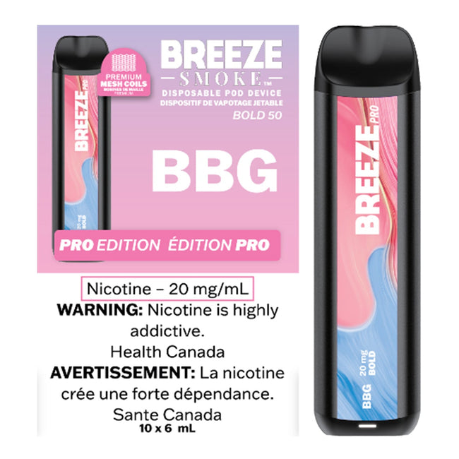 Breeze Pro 2000 Puffs Disposable Device - (20mg/ml) (STAMPED) - Quecan