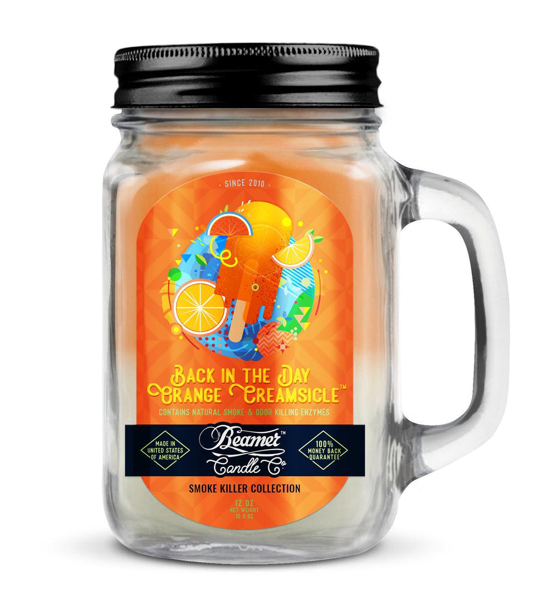 Beamer Candle Smoke Killer Collection - Back in the Day Orange Creamsicle - Quecan