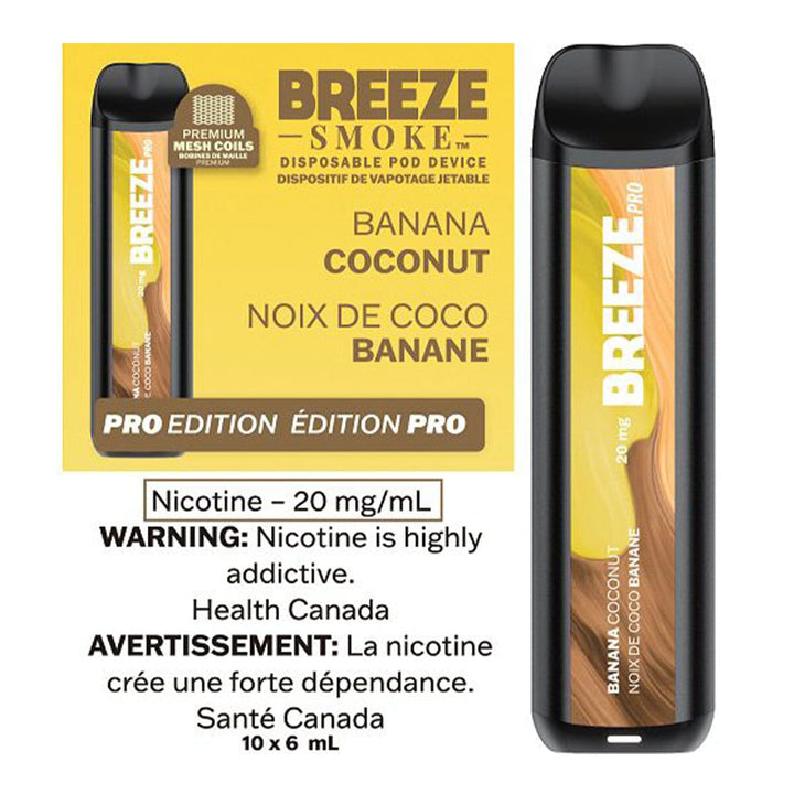 Breeze Pro 2000 Puffs Disposable Device - (20mg/ml) (STAMPED) - Quecan