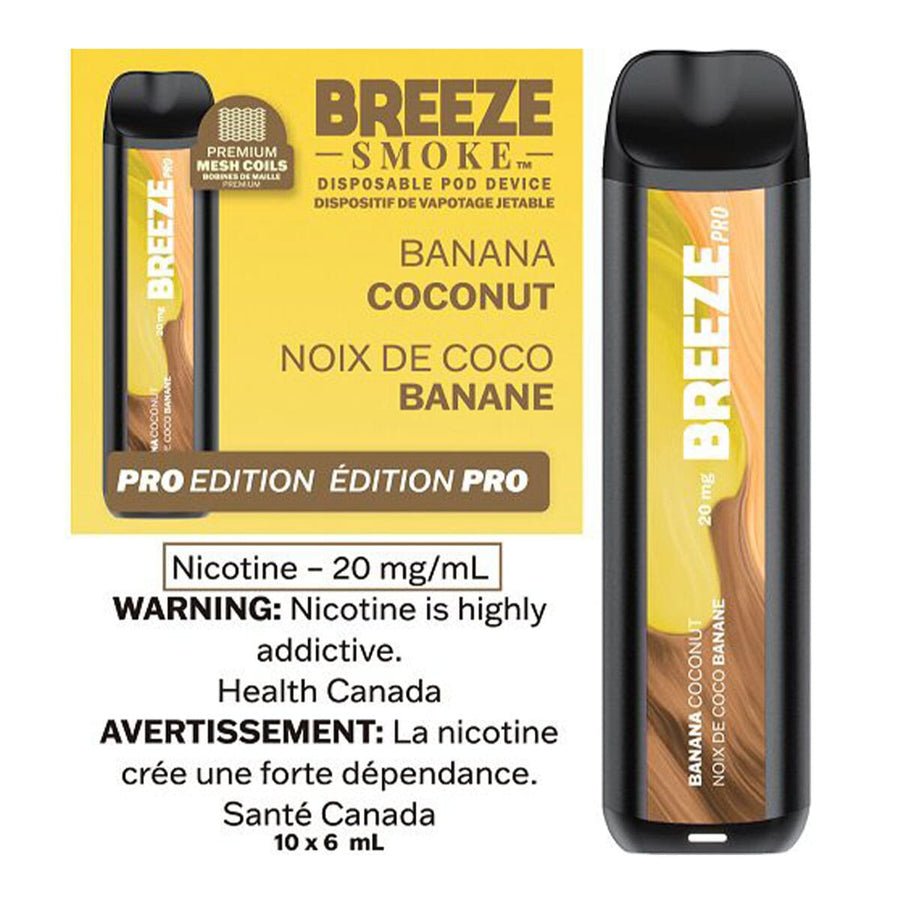 Breeze Pro 2000 Puffs Disposable Device - (20mg/ml) (STAMPED) - Quecan