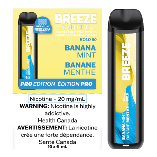 Breeze Pro 2000 Puffs Disposable Device - (20mg/ml) (STAMPED) - Quecan