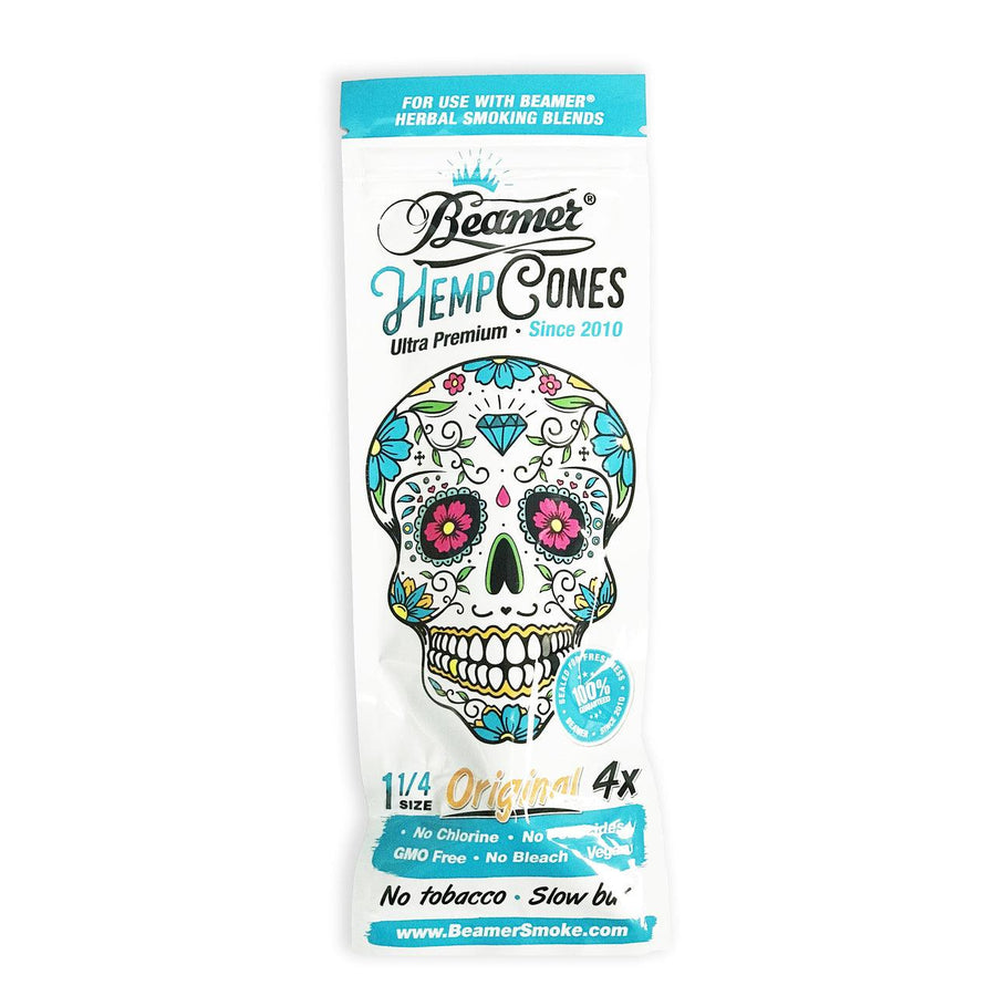 Beamer Original 1 1/4 Size Hemp Cones (Box of 15) - Quecan