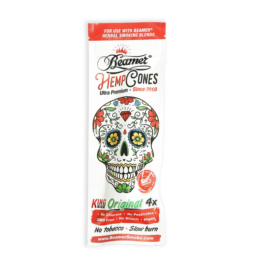 Beamer Original King Size Hemp Cones (Box of 15) - Quecan
