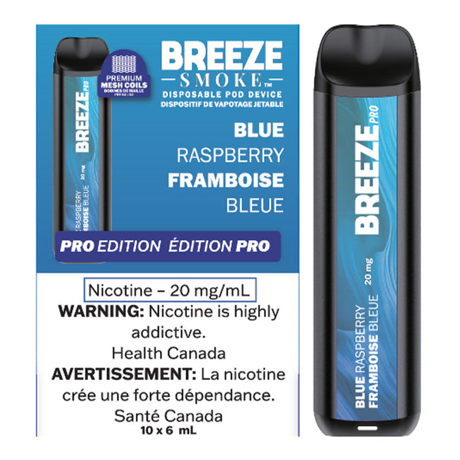 Breeze Pro 2000 Puffs Disposable Device - (20mg/ml) (STAMPED) - Quecan