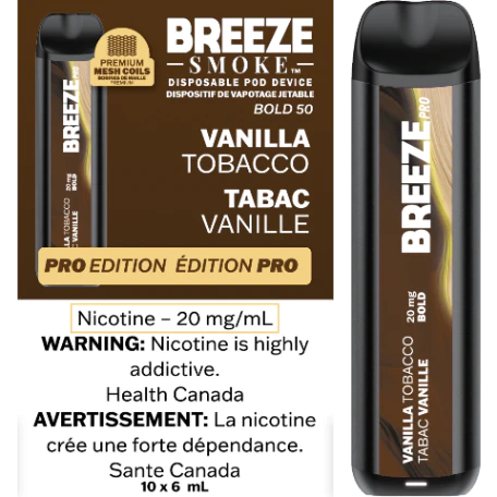 Breeze Pro 2000 Puffs Disposable Device - (20mg/ml) (STAMPED) - Quecan