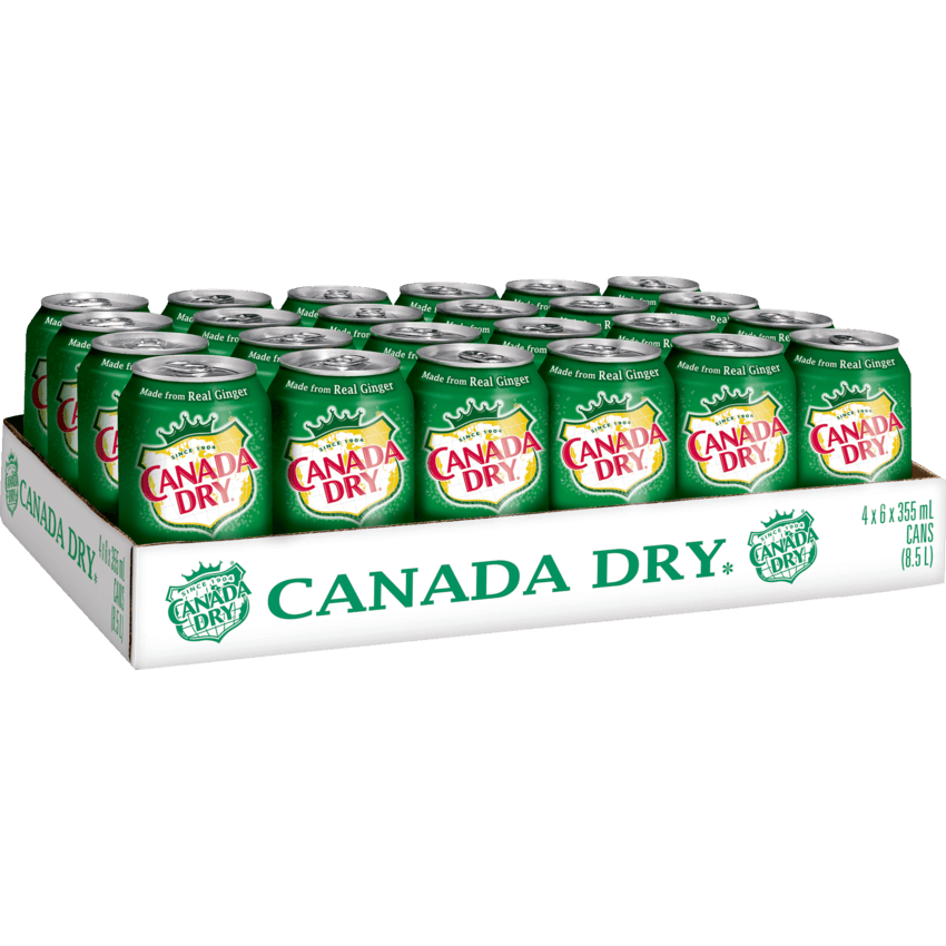 Canada Dry Ginger Ale - Soft Drink (24 x 355ml) (Can Dep)