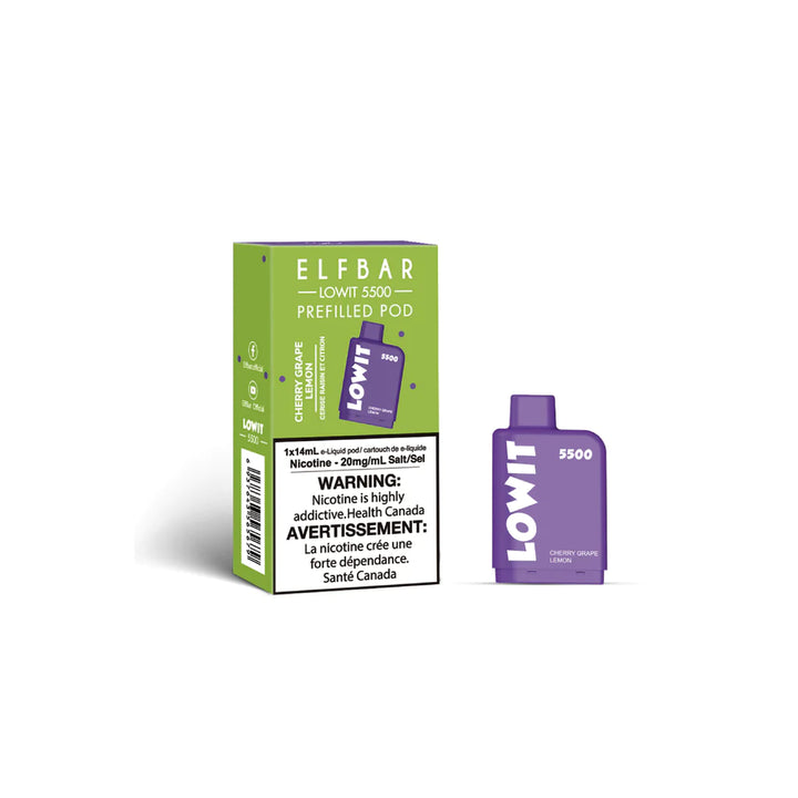 ELF Bar LOWIT 2500 Prefilled Pods -(20mg/ml) (STAMPED) - Quecan