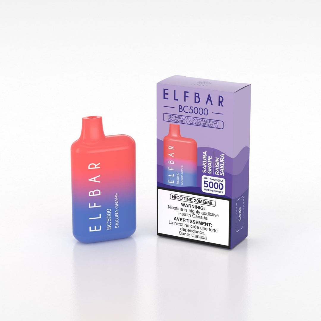 ELF BAR 5000 Puffs Disposable Device - (20mg/ml) (STAMPED) - Quecan