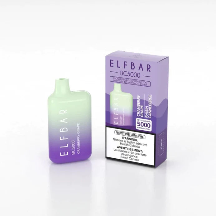 ELF BAR 5000 Puffs Disposable Device - (20mg/ml) (STAMPED) - Quecan