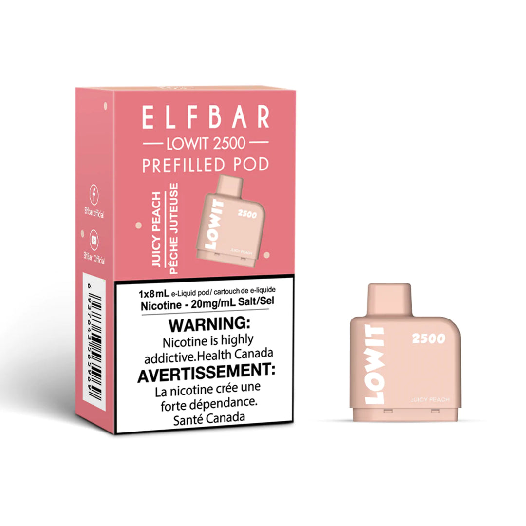 ELF Bar LOWIT 2500 Prefilled Pods -(20mg/ml) (STAMPED) - Quecan