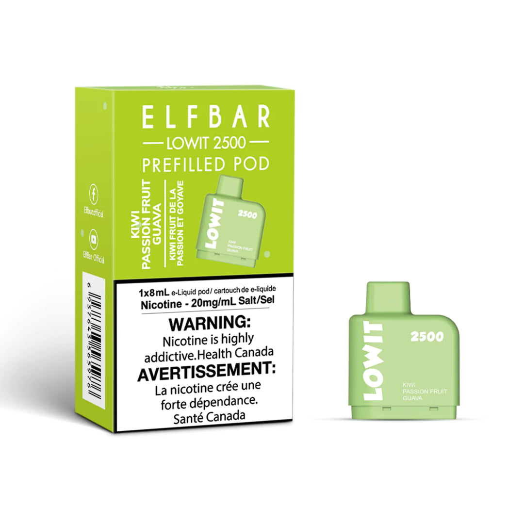 ELF Bar LOWIT 2500 Prefilled Pods -(20mg/ml) (STAMPED) - Quecan