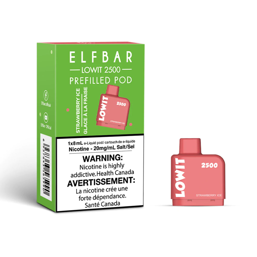 ELF Bar LOWIT 2500 Prefilled Pods -(20mg/ml) (STAMPED) - Quecan