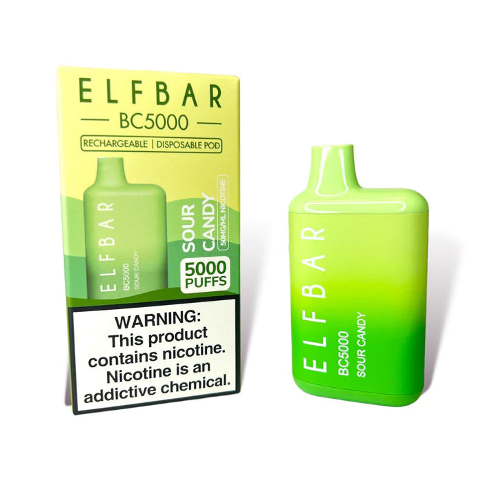 ELF BAR 5000 Puffs Disposable Device - (20mg/ml) (STAMPED) - Quecan